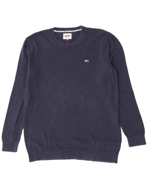 Tommy Hilfiger Herre Crew Neck Jumper Sweater 2XL Navy Blue Classic