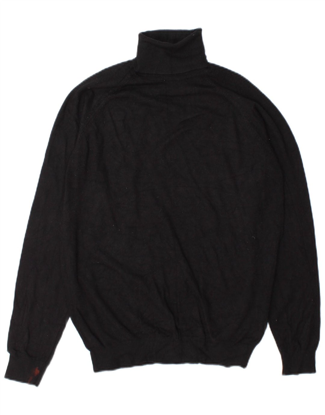 Zara Dame Rullehals Sweater UK 10 Lille Sort