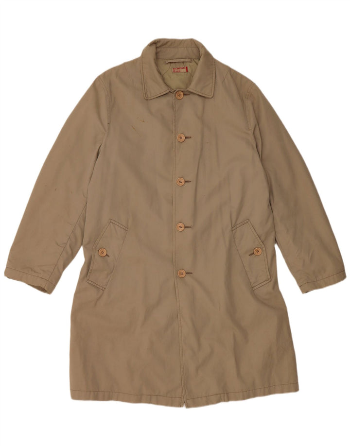 Guess Herre Overfrakke UK 38 Medium Beige Bomuld