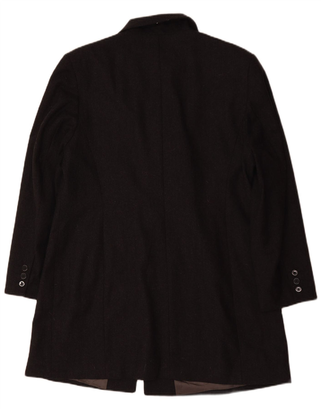 Marks & Spencer Dame 5-knaps blazerjakke UK 18 XL Grå uld