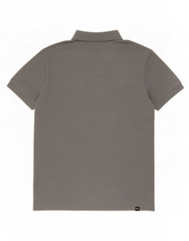 Puma Herre Polo Shirt Lille Grå Flecked