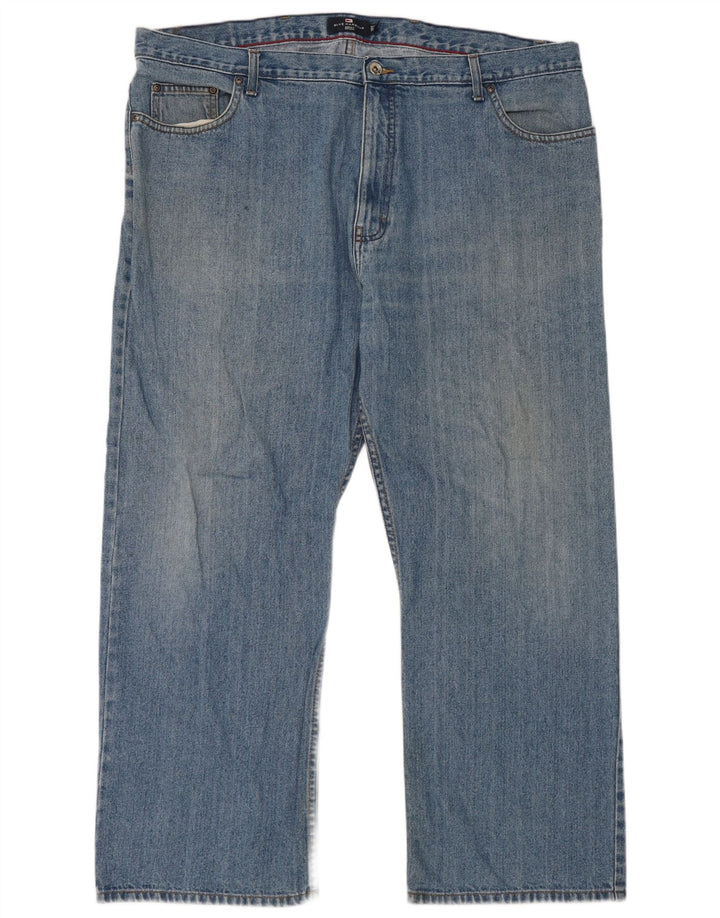 Marks & Spencer Herre Blue Harbor Straight Jeans W44 L29 Bomuld