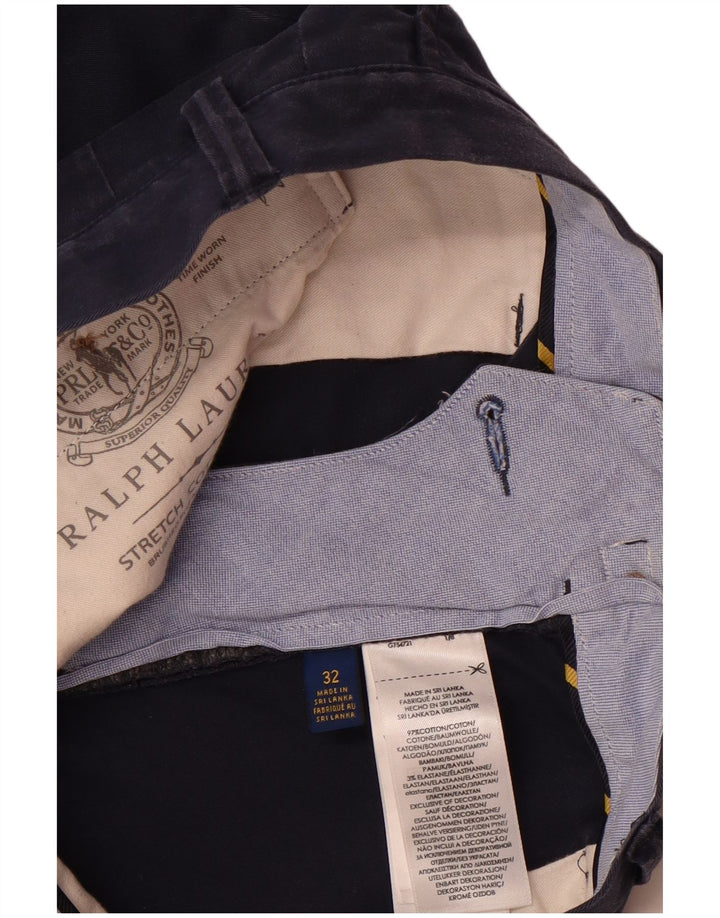 Polo Ralph Lauren Herre Chino Shorts W32 Medium Marineblå Bomuld