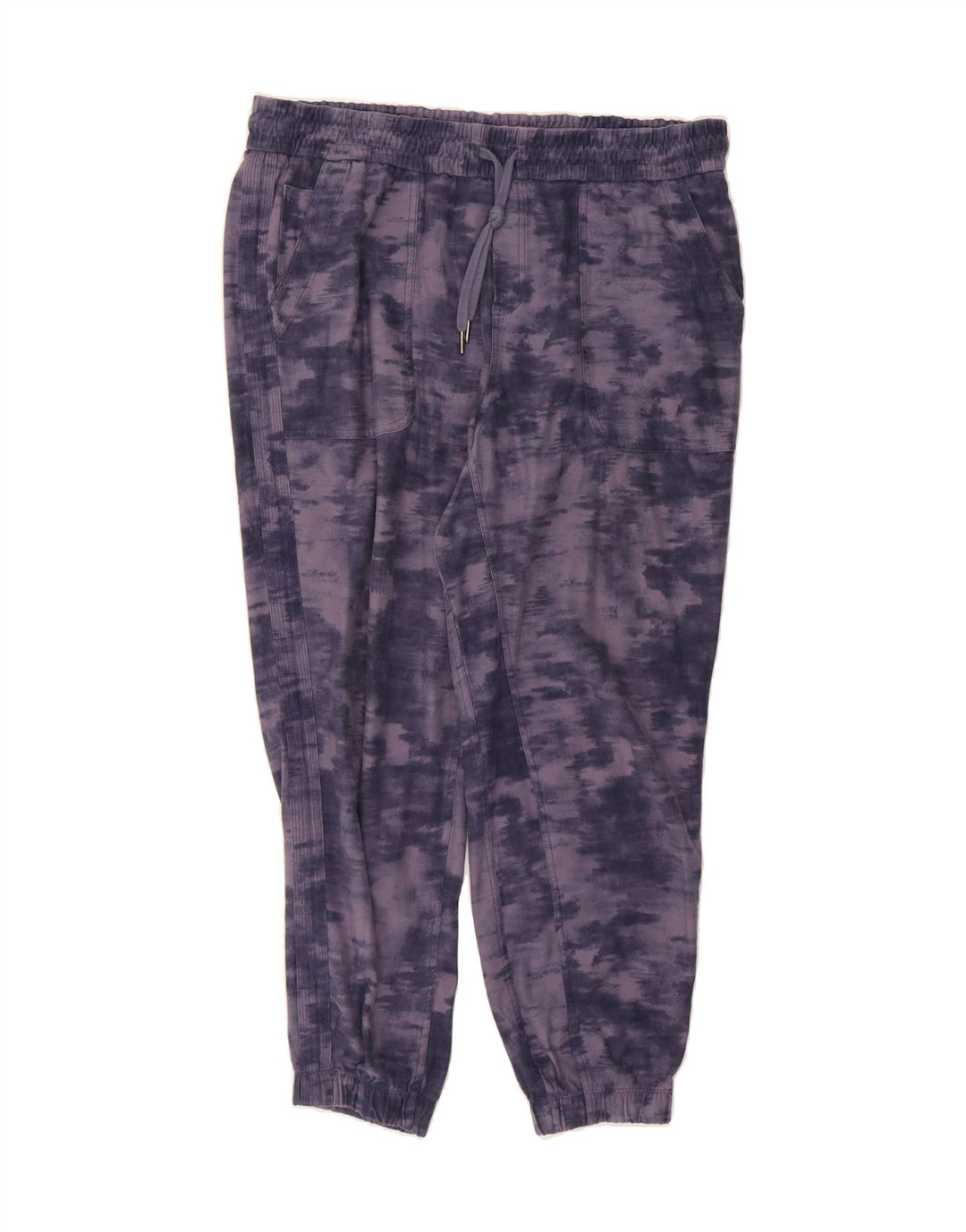 ATHLETA Womens Joggers Casual Trousers US 18 2XL W36 L27 Purple Tie Dye Vintage Athleta and Second-Hand Athleta from Messina Hembry 