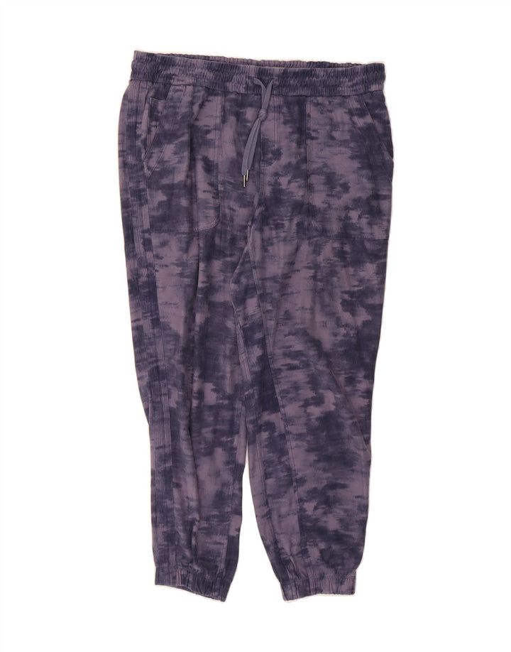 ATHLETA Womens Joggers Casual Trousers US 18 2XL W36 L27 Purple Tie Dye Vintage Athleta and Second-Hand Athleta from Messina Hembry 