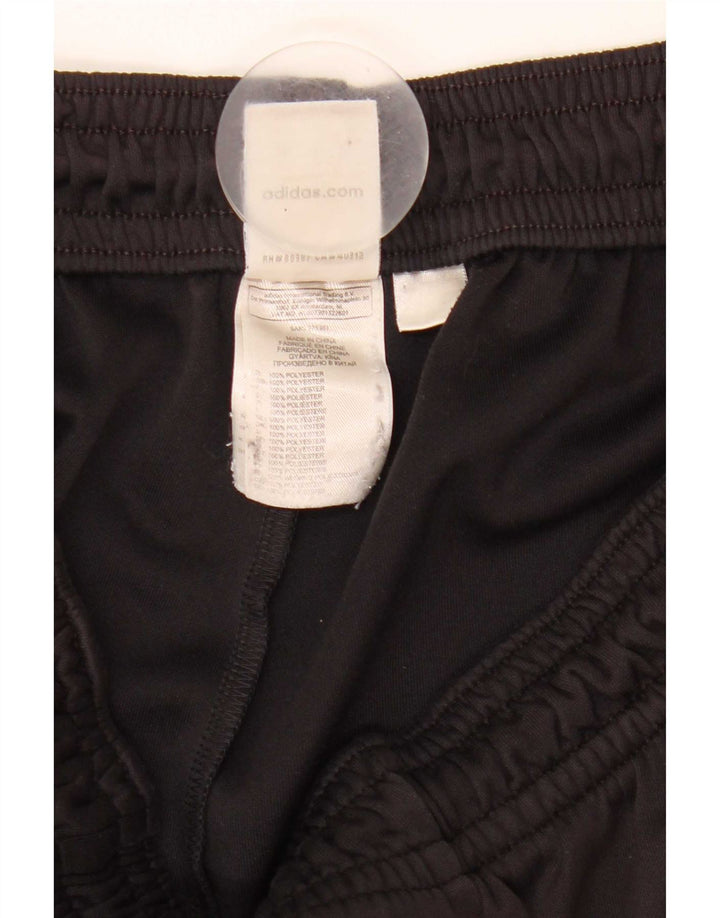 Adidas Herre Climalite Sport Shorts Medium Sort Stribet Polyester