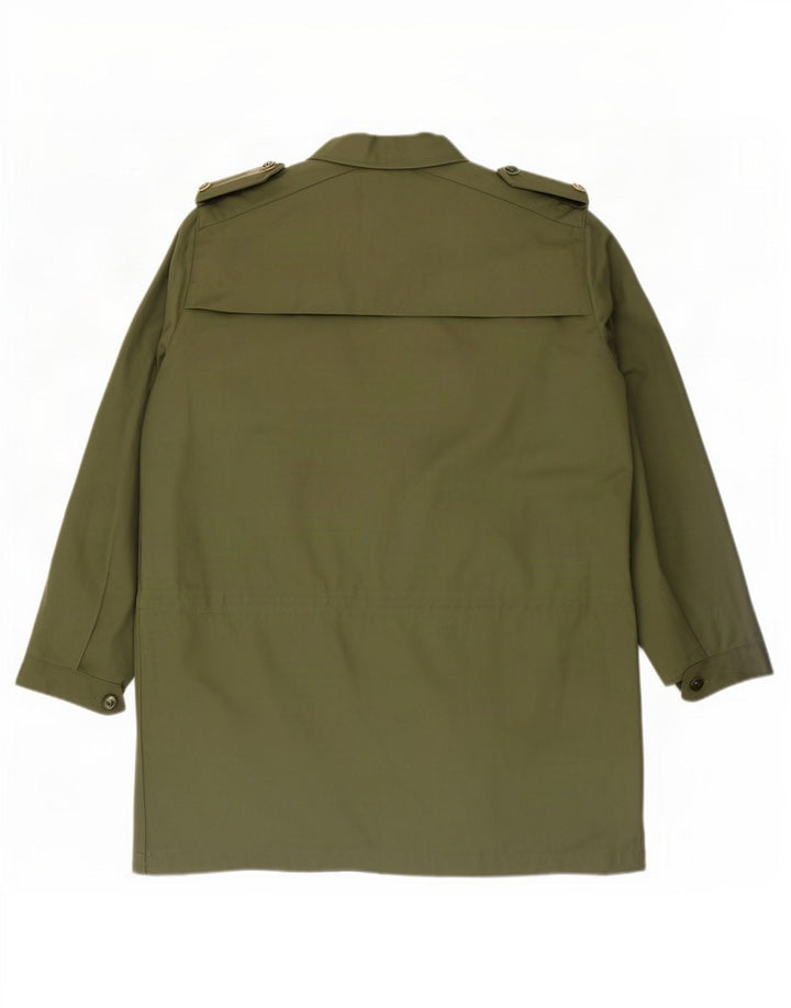 Vintage Herre Military Jacket IT 50 Large Khaki
