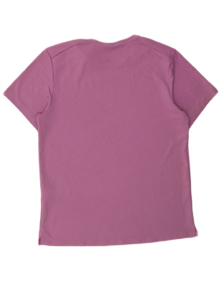 Nike Herre Dri Fit T-Shirt Top Lille Lilla Polyester