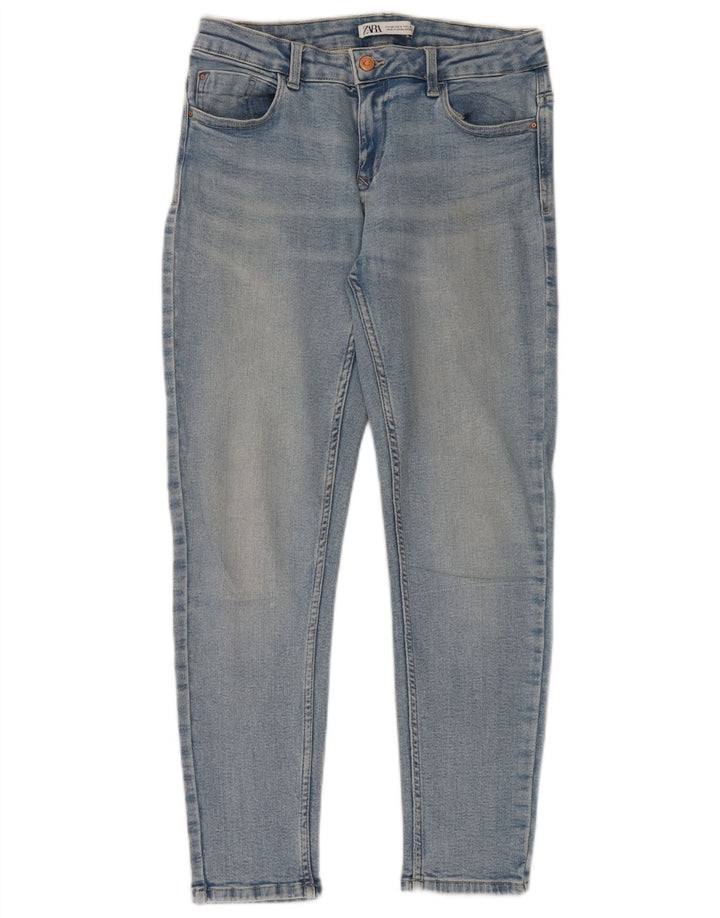 Zara Dame Skinny Jeans EU 40 Medium W30 L28 Blå