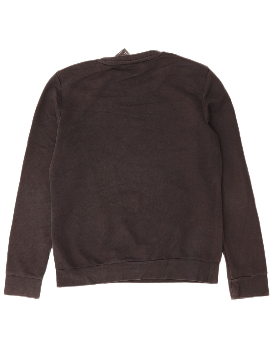 ADIDAS Graphic Sweatshirt Jumper UK 8/10 Small Black Bomuld