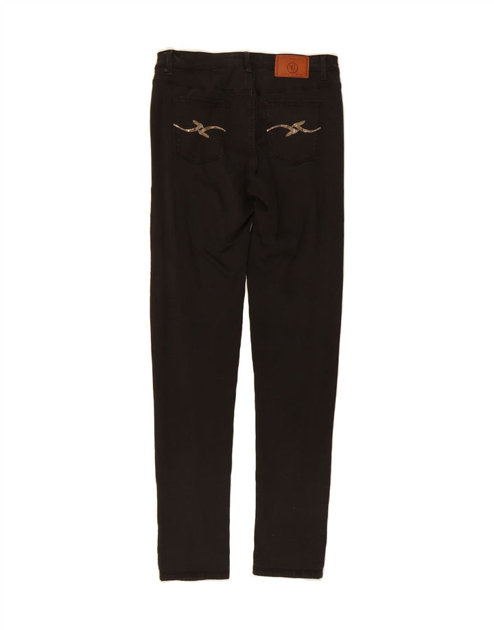 TRUSSARDI Womens Skinny Jeans W31 L31  Black Lyocell Vintage Trussardi and Second-Hand Trussardi from Messina Hembry 