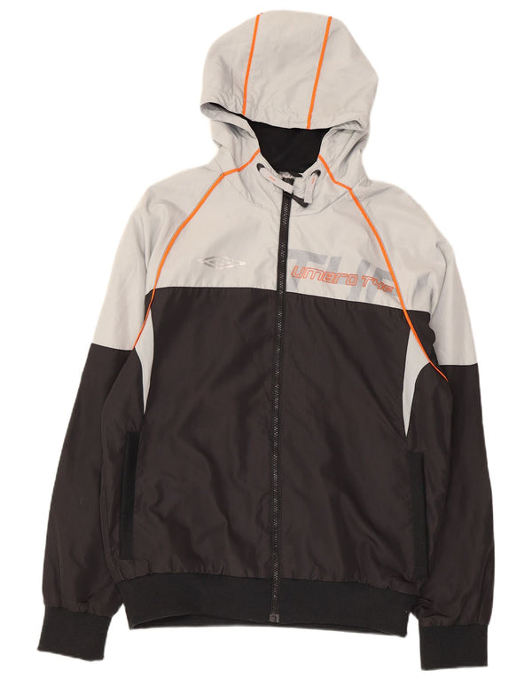 UMBRO Grafisk træningsdragt topjakke til kvinder UK 14 Medium Sort Colourblock