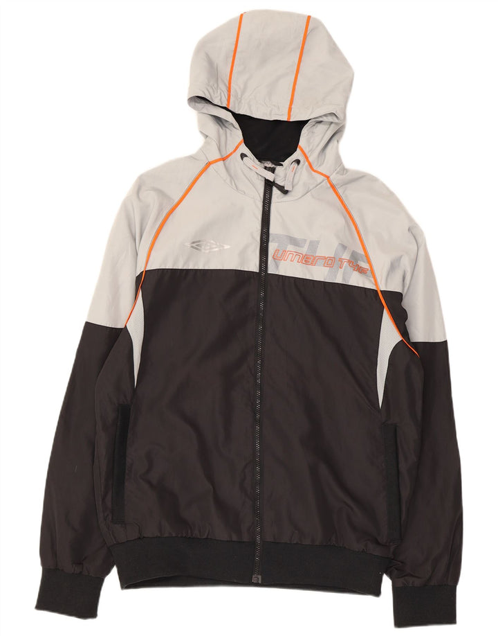 UMBRO Grafisk træningsdragt topjakke til kvinder UK 14 Medium Sort Colourblock