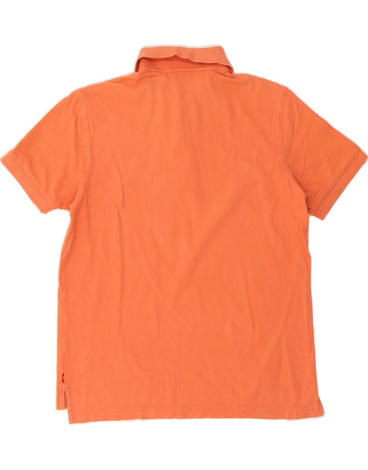 IZOD Mens Polo Shirt Medium Orange Cotton Vintage Izod and Second-Hand Izod from Messina Hembry 