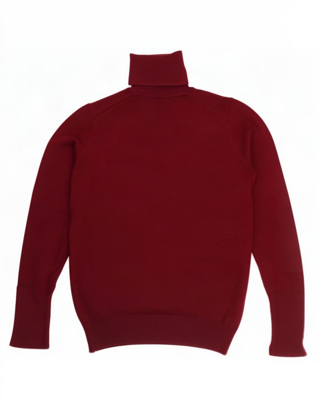 Zara Dame Rullehals Sweater UK 12 Medium Burgundy