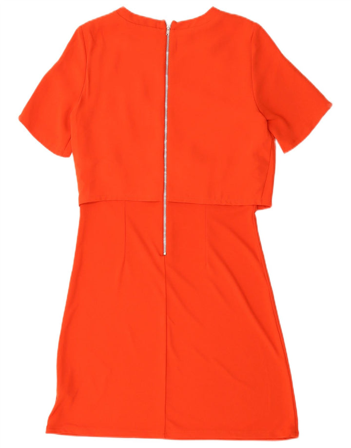 Oasis Dame A-Line Kjole UK 6 XS Rød Polyester