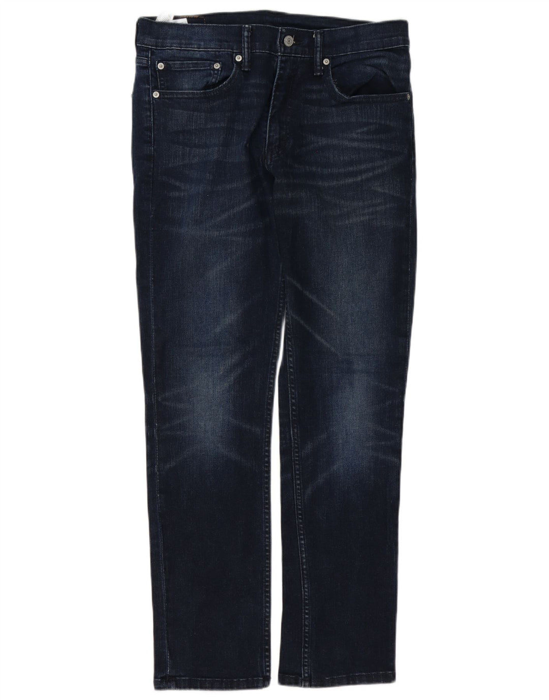 Levi's Herre 511 Tapered Slim Jeans W34 L32 Marineblå Bomuld
