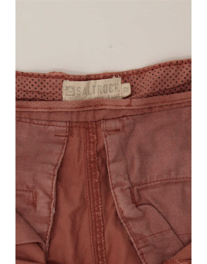 Saltrock Herre Cargo Shorts Medium W32 Pink Bomuld