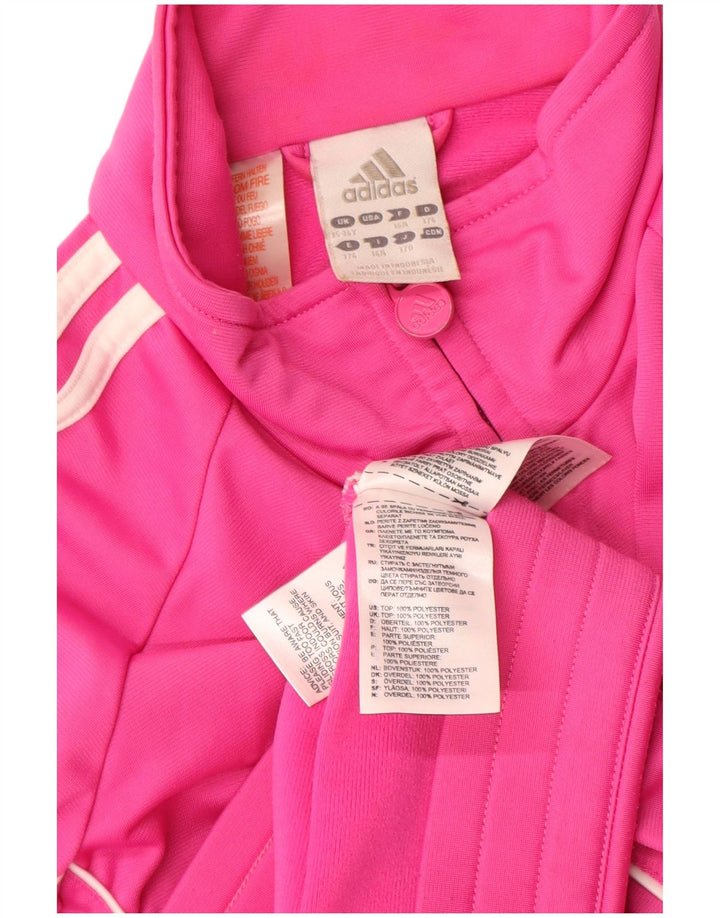 Adidas Pige Træningsdragt Topjakke 15-16 År Pink Polyester