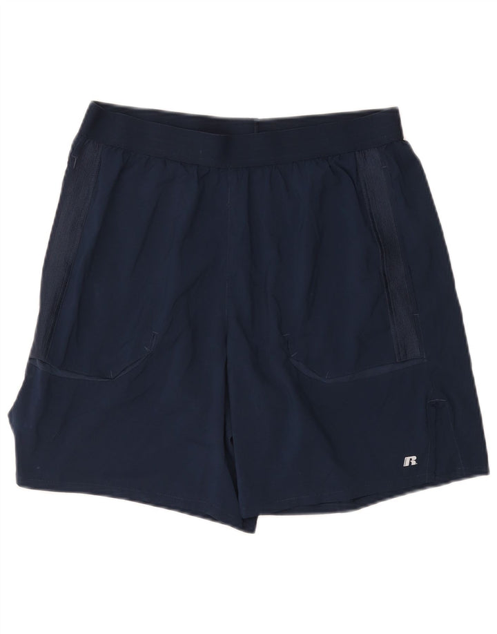 RUSSELL ATHLETIC Herre Dri-Power Sportshorts Medium Navy Blue