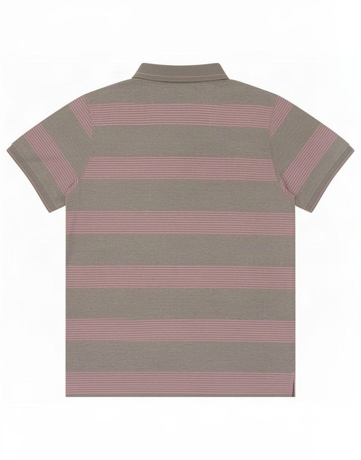 Champion herre poloshirt mellem grå stribet