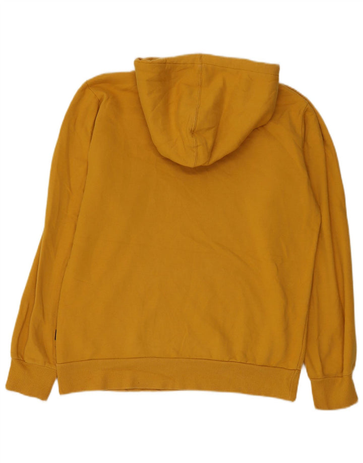 Billabong Herre Regular Fit Hoodie Jumper Medium Gul Stribet Bomuld