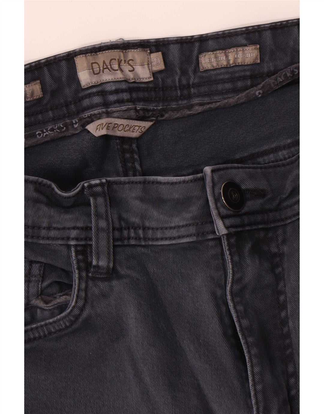 Dacks Straight Jeans til mænd IT 50 Large W32 L31 Marineblå Bomuld