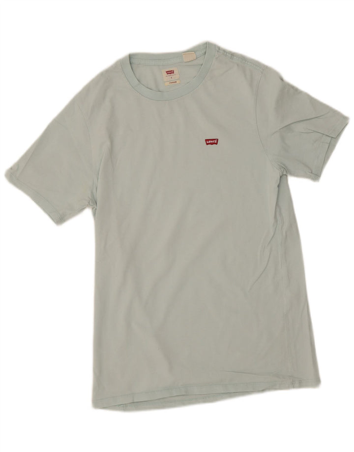 Levi's Herre Standard T-Shirt Top Lille Blå