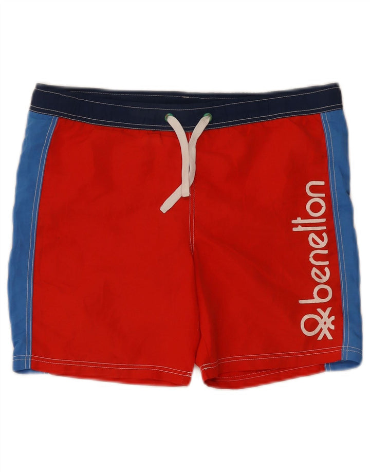 Benetton Boys Grafisk Cami Top 10-11 år XL Rød Colourblock Polyester