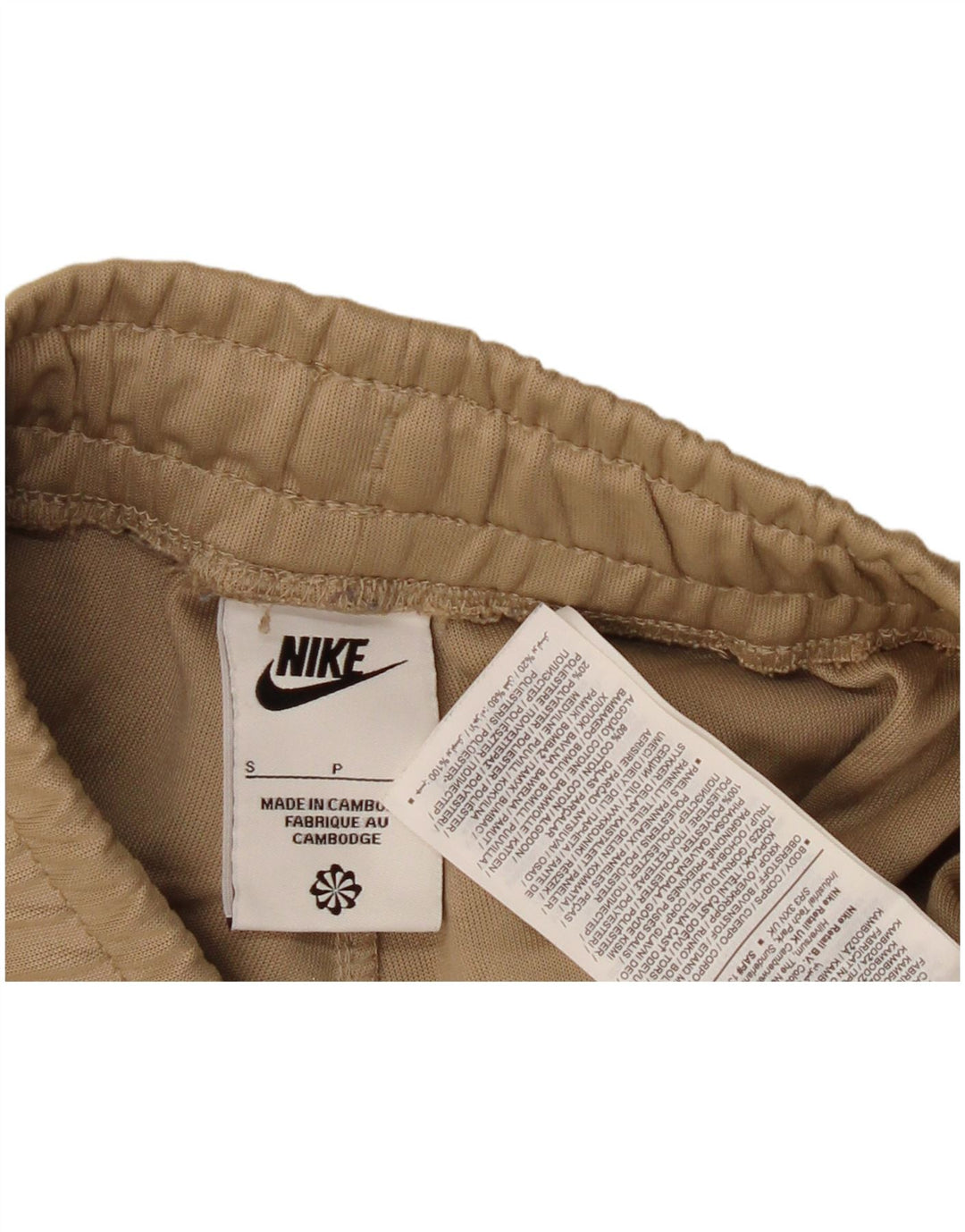 Nike Herre Cargo Træningsdragt Bukser Joggers Små Beige Polyester
