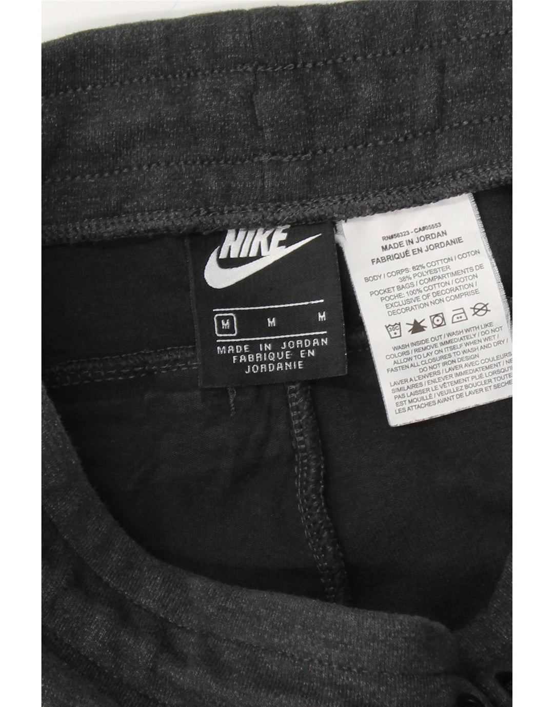 NIKE Mens Tracksuit Trousers Joggers Medium Grey Cotton Vintage Nike and Second-Hand Nike from Messina Hembry 