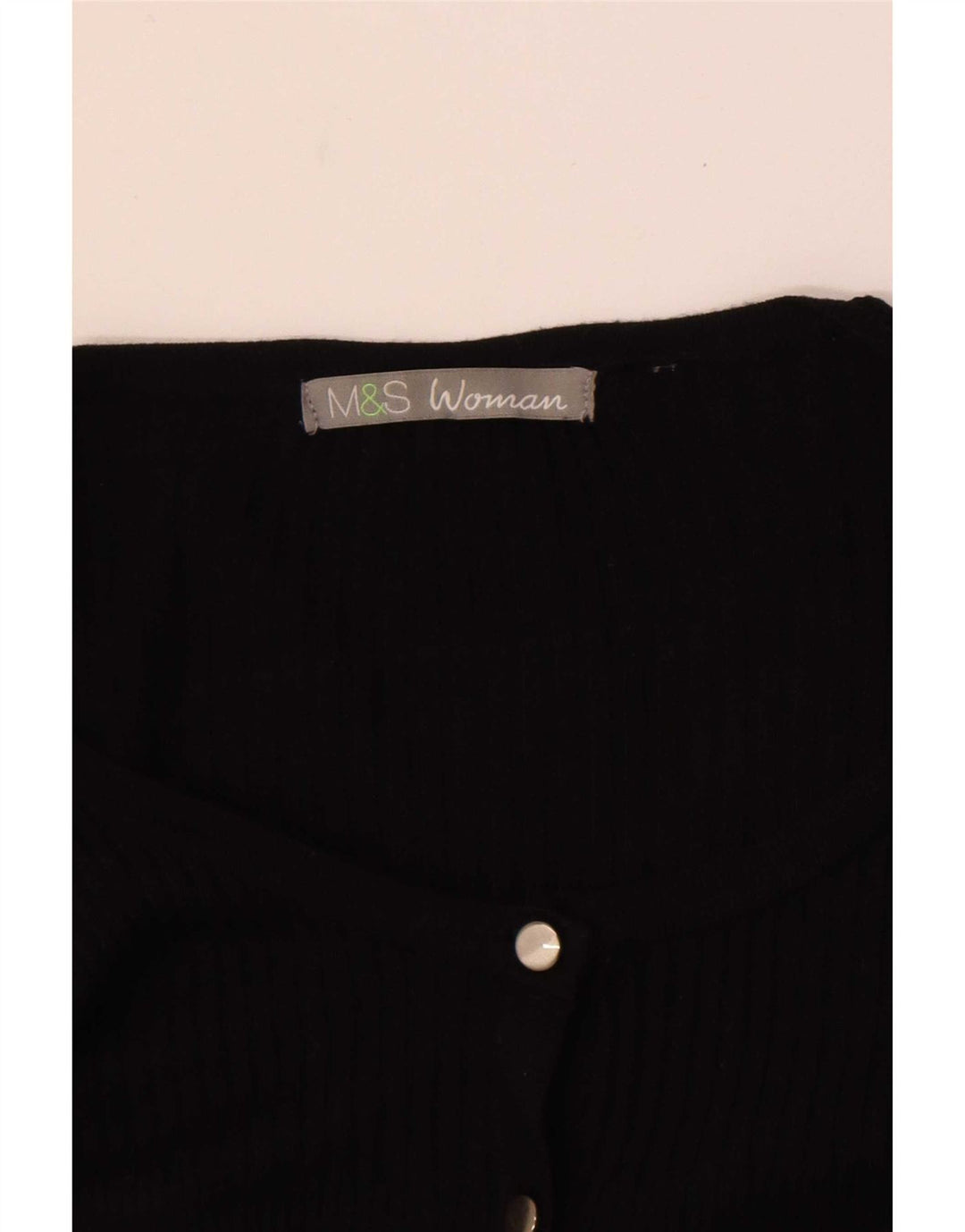 Marks & Spencer Dame Cardigan Sweater UK 14 Medium Black