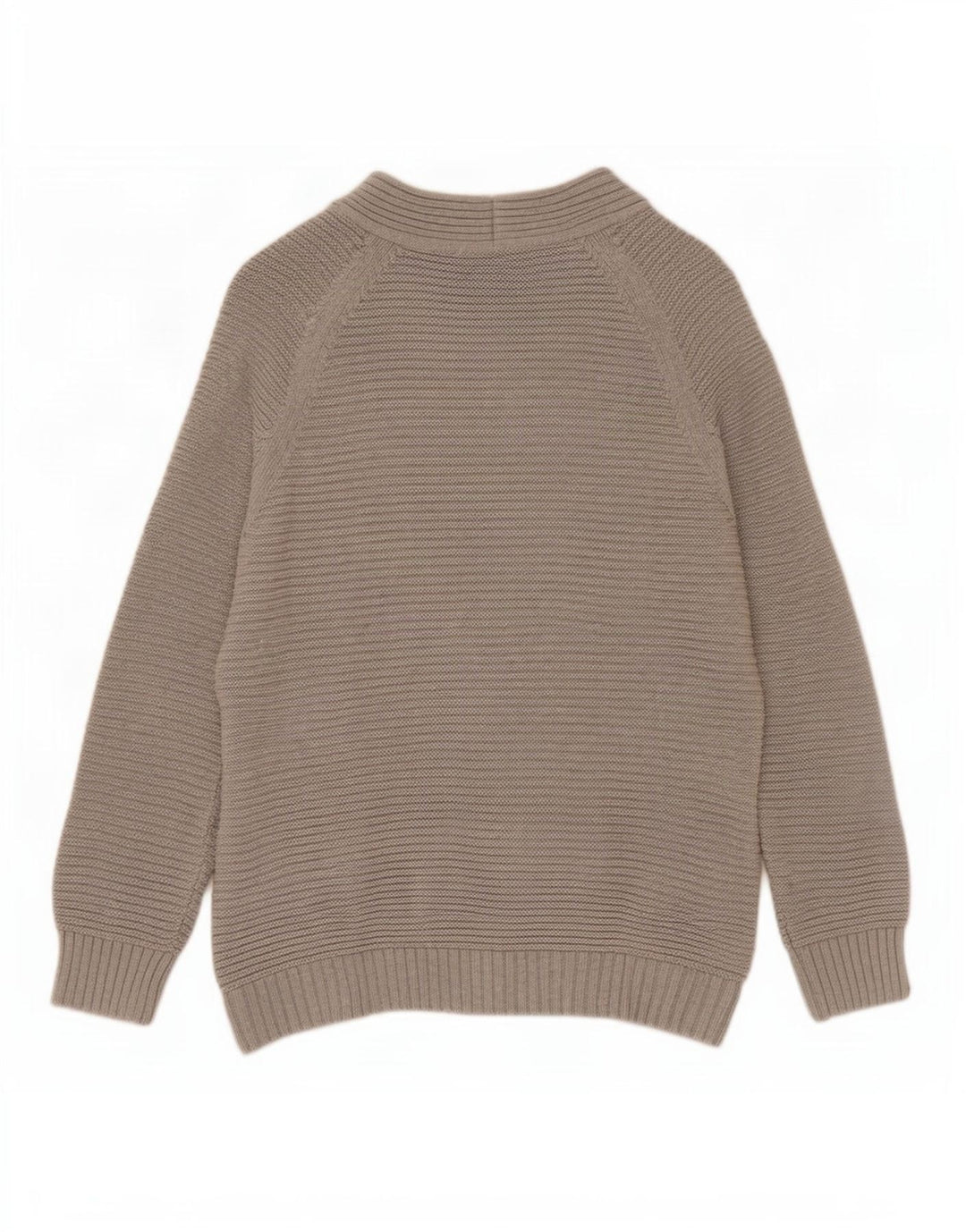 Hobbs Womens Open Cardigan Sweater UK 14 Medium Grey Bomuld