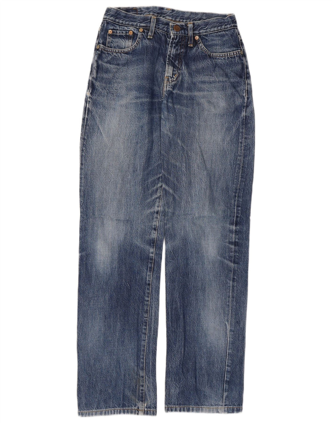 Replay Dame Straight Jeans W28 L32 Blå Bomuld