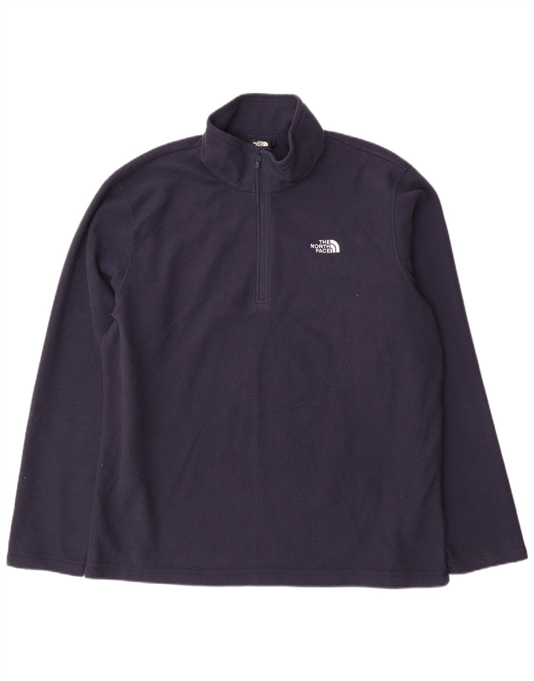 The North Face herre lynlåshals fleecetrøje XL marineblå polyester