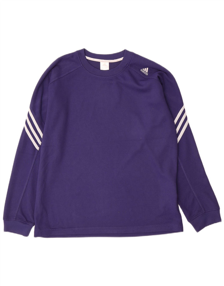 Adidas Herre Top Langærmet Medium Lilla Polyester