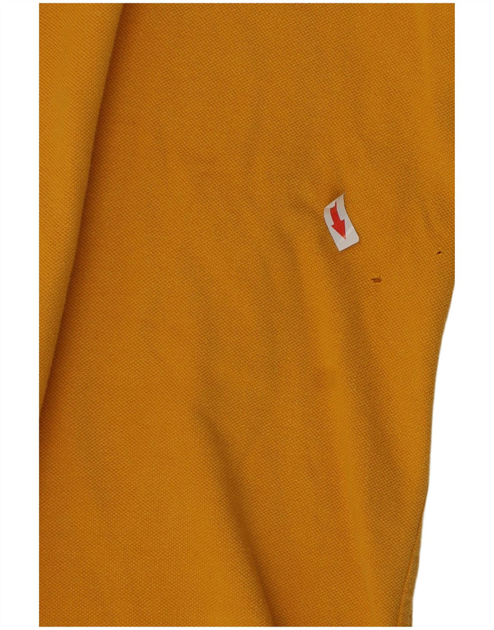 Superdry grafisk poloshirt til mænd XL gul bomuld