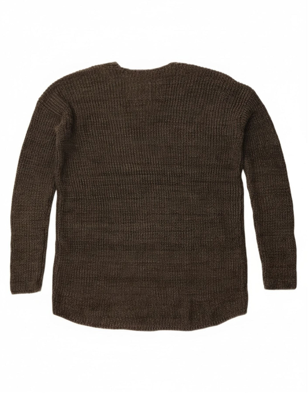 Superdry Dame Oversized V-hals sweater UK 6 XS Khaki Bomuld