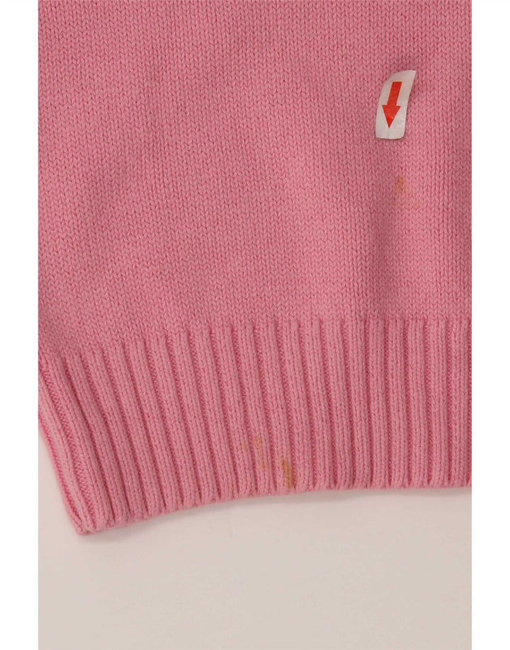Marks & Spencer Herre Blue Harbor Crew Neck Jumper Sweater Large Pink