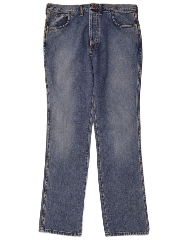 Wrangler Straight Jeans til mænd W38 L36 blå bomuld