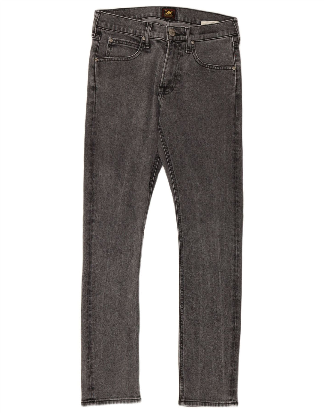 Lee Herre Luke Slim Jeans W28 L30 Grå Bomuld