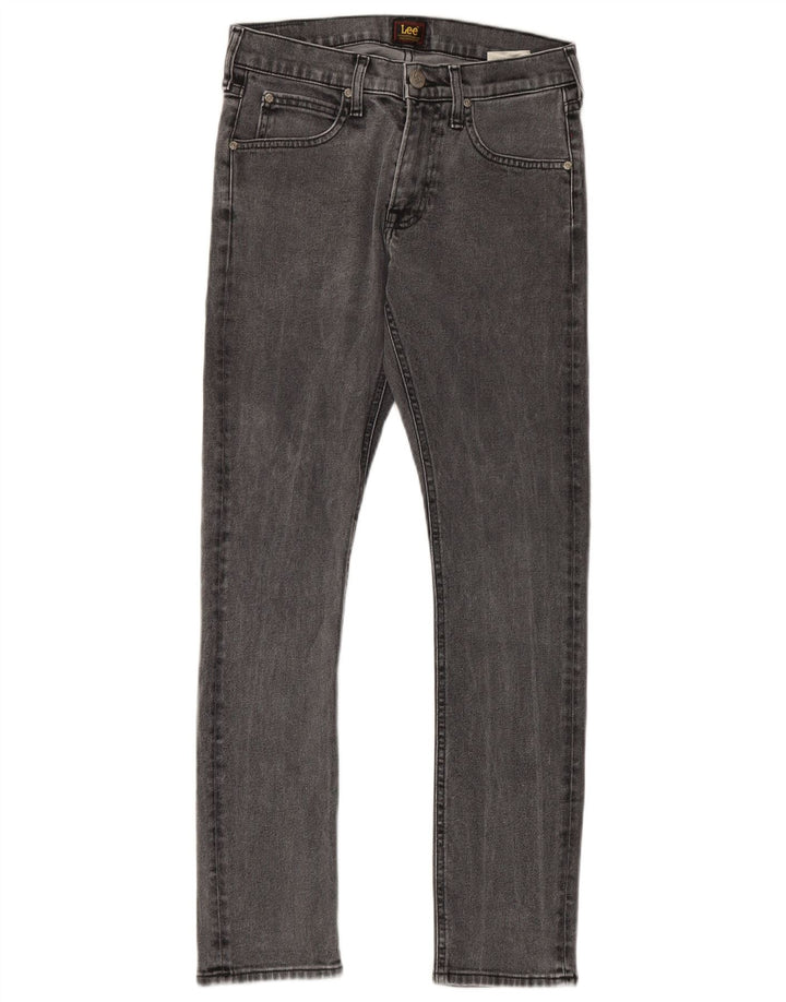 Lee Herre Luke Slim Jeans W28 L30 Grå Bomuld