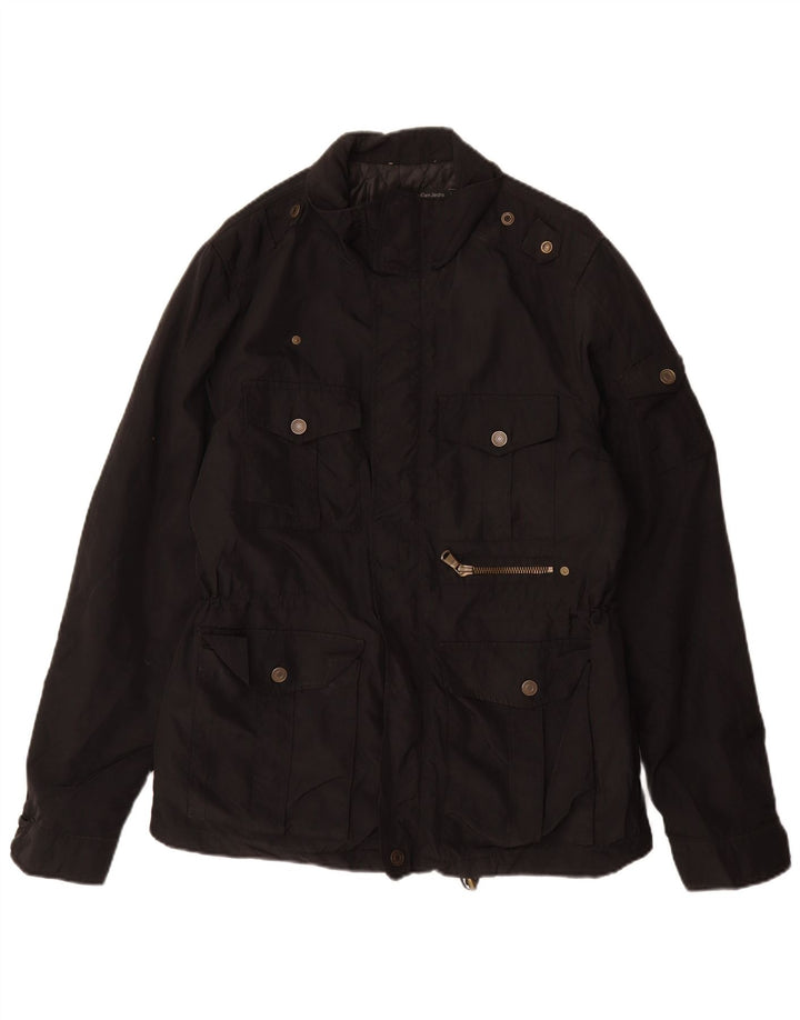 Calvin Klein Jeans Herre Military Jacket UK 40 Stor Sort Nylon