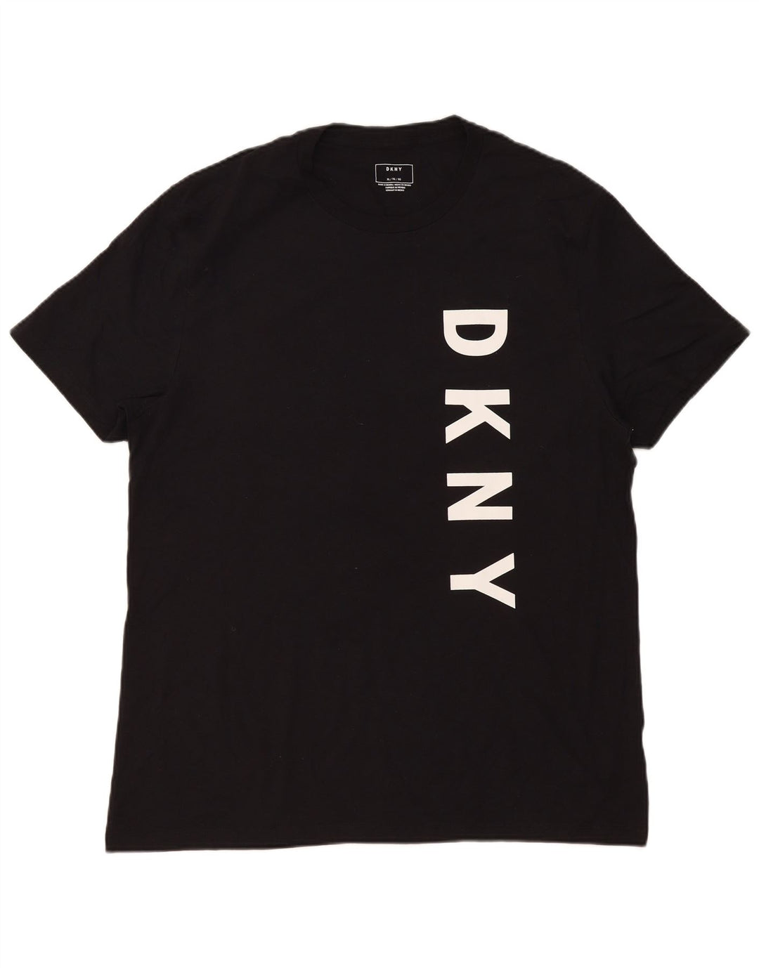 Dkny Herre Grafisk T-Shirt Top XL Sort Bomuld