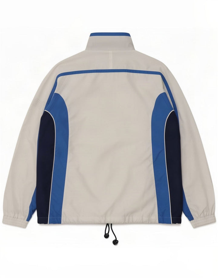 Asics Træningsdragt til mænd Topjakke Stor hvid Colourblock Polyester