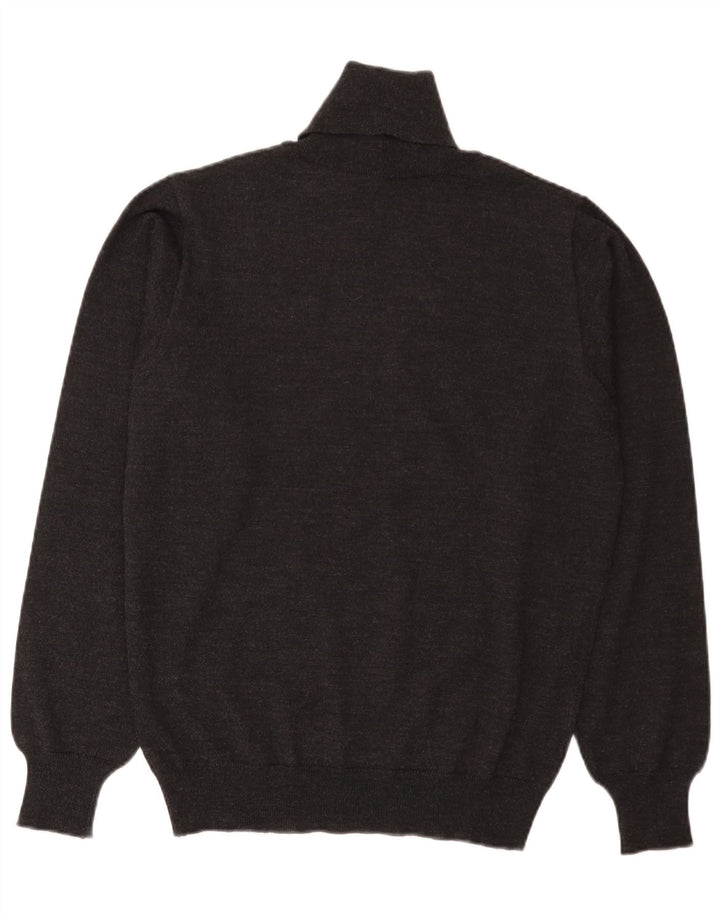 IL GRANCHIO Herre Rullehals sweater Medium Grå Uld