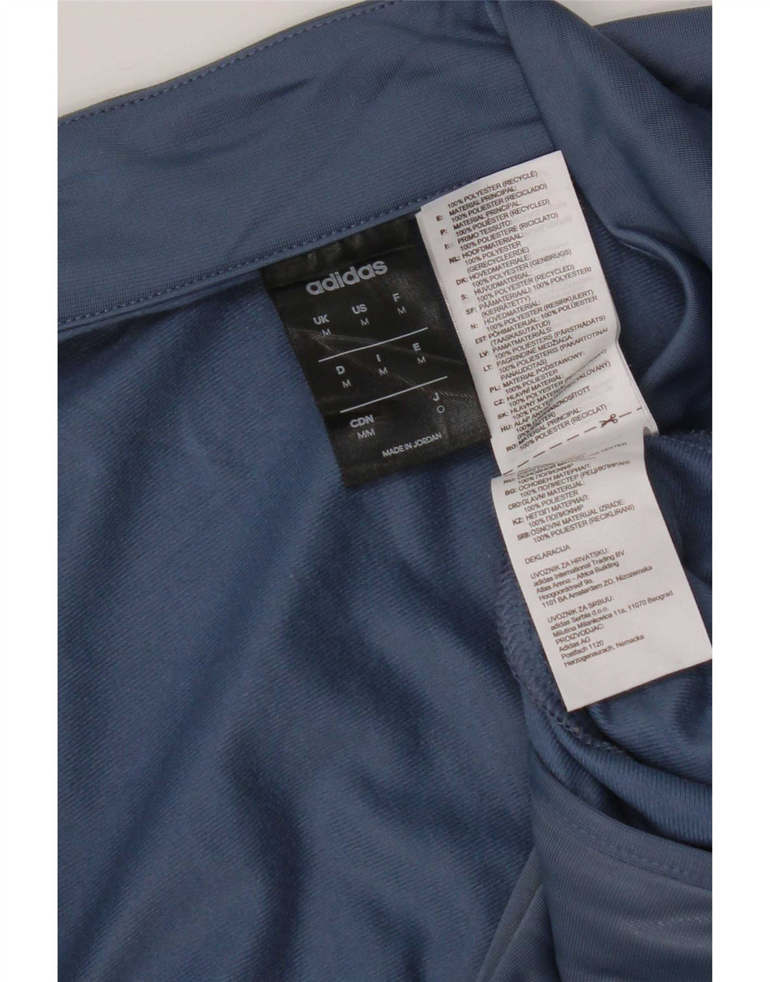 Adidas Træningsdragt til mænd Topjakke Medium Marineblå Polyester