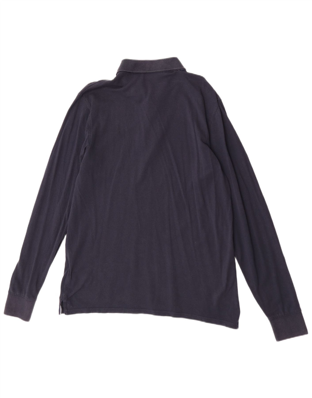 Gant Langærmet Polo Shirt til mænd Stor marineblå bomuld