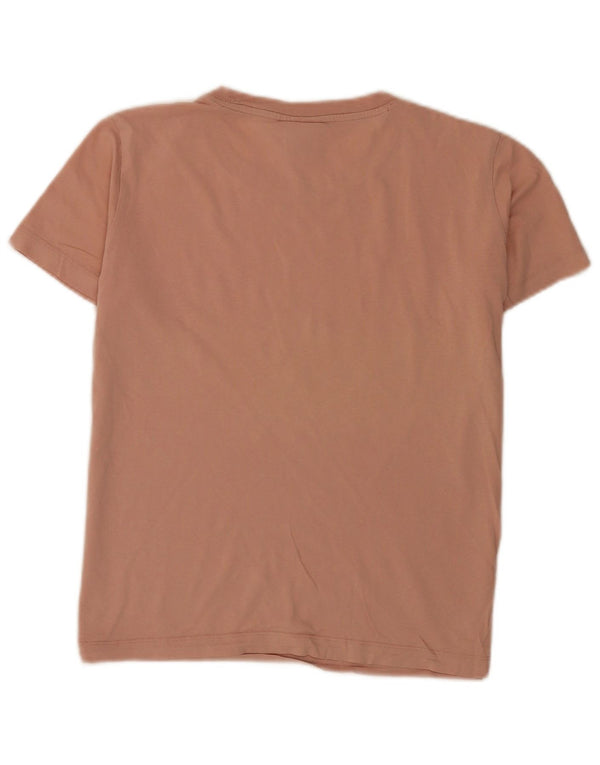 Champion Dame Grafisk T-Shirt Top UK 14 Large Pink