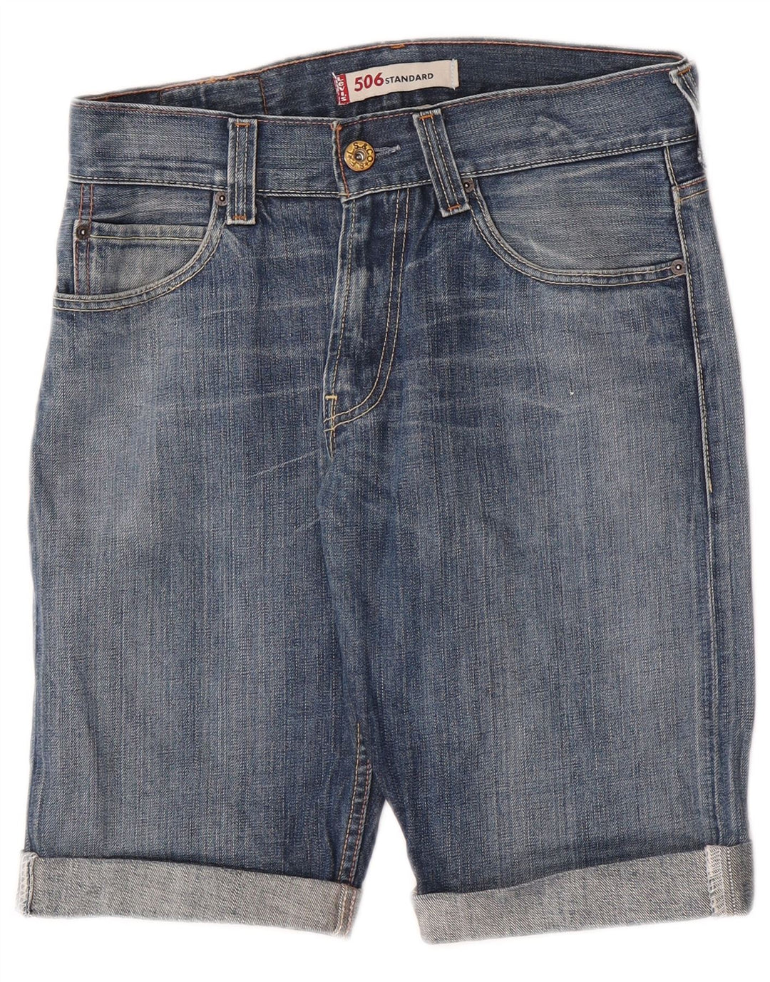 Levi's Herre 506 denimshorts W31 mellemblå bomuld